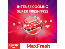 Colgate MaxFresh Toothpaste, Red Gel Paste with Menthol for Super Fresh Breath, 150g